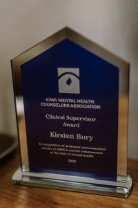 Kirsten Bury Clinical Supervisor Award